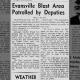 Evansville Blast Area Patrolled by Deputies