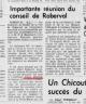 'Importante reunion du Conseil de Roberval'