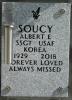 Headstone - Albert E. Soucy Headstone - Albert E. Soucy